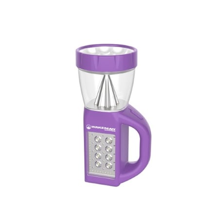 3-in-1 LED Lantern, Flashlight And Panel Light, Lightweight Lantern For Camping, Hiking, (Purple)